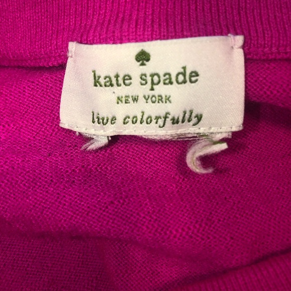 Kate Spade Fuchsia Cardigan with Embellishments - Picture 5 of 5